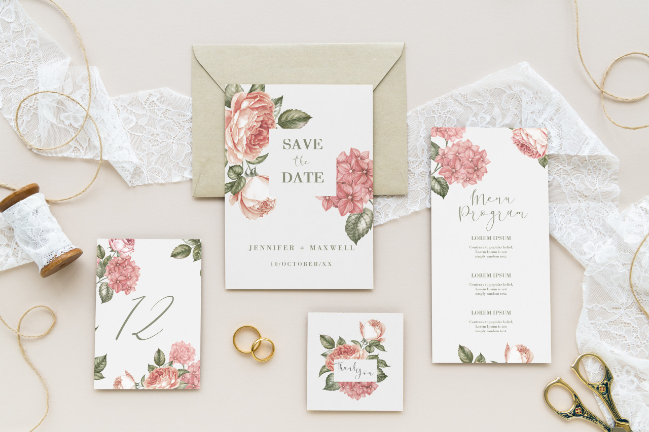 Sweet Roses and Hydrangeas