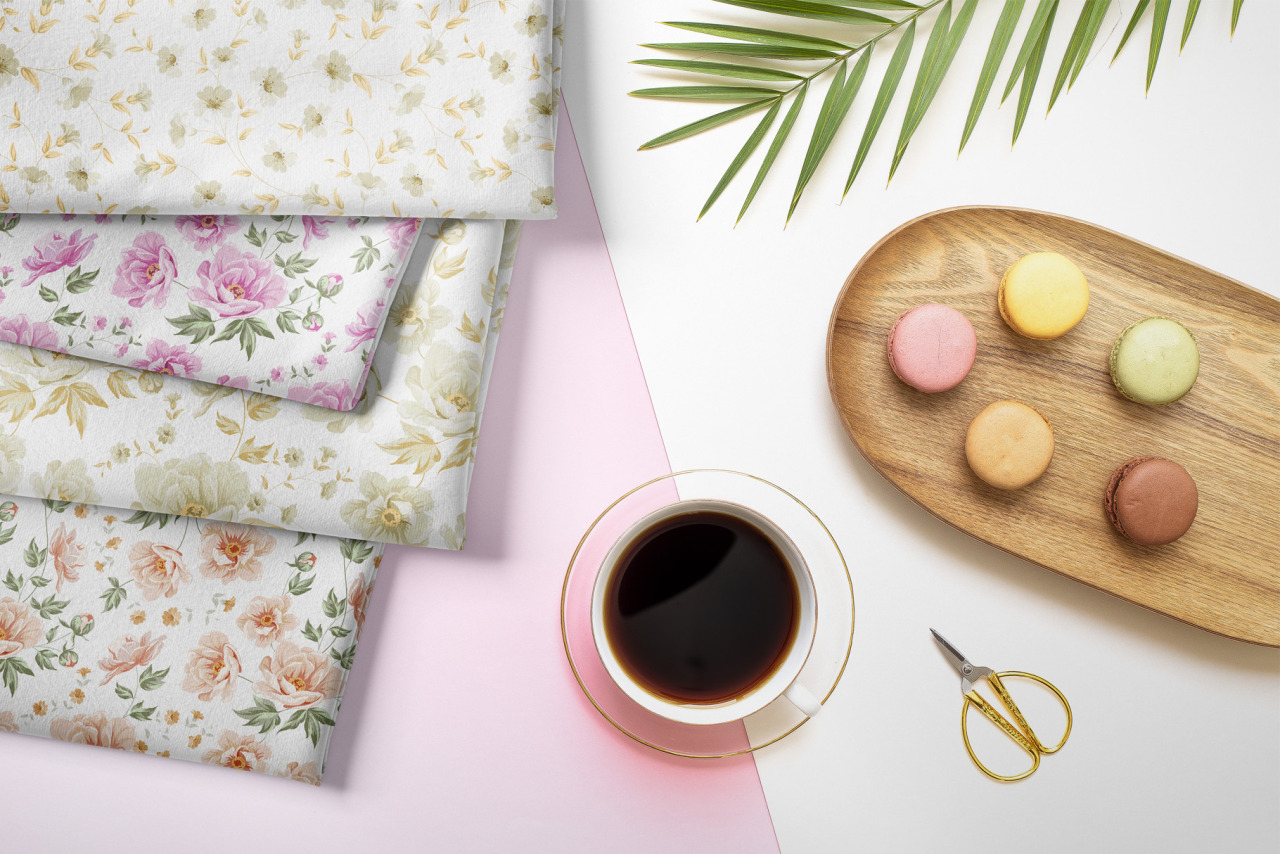 12 Best Vintage Floral Patterns Set